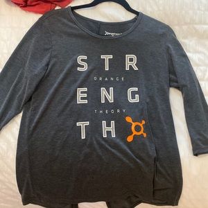 Orange Theory 3/4 Sleeve Top
